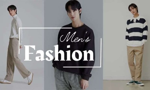 Korean Men's Fashion Style Looks Cool and Fashionable